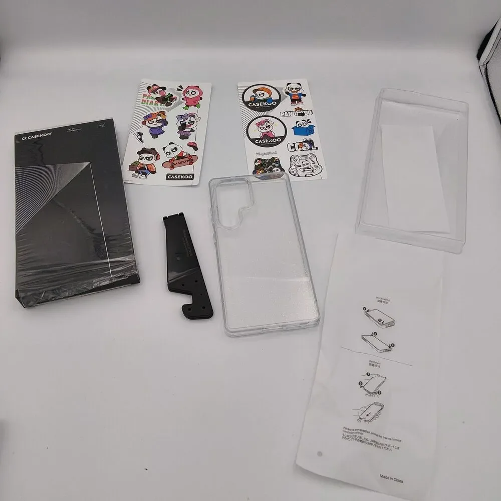 CASEKOO Genuine Official for Samsung Galaxy S25 Case Glitter Clear 6.2